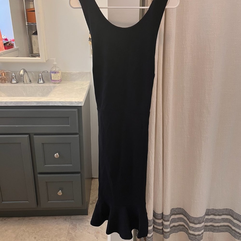 Black Banana Republic Sleeveless Midi Dress